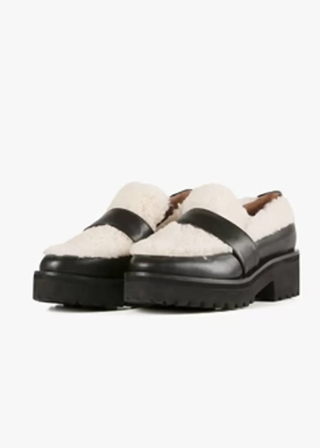 Women's Sherpa Loafer In Black