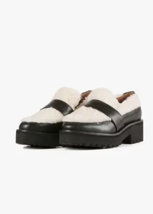 Women's Sherpa Loafer In Black