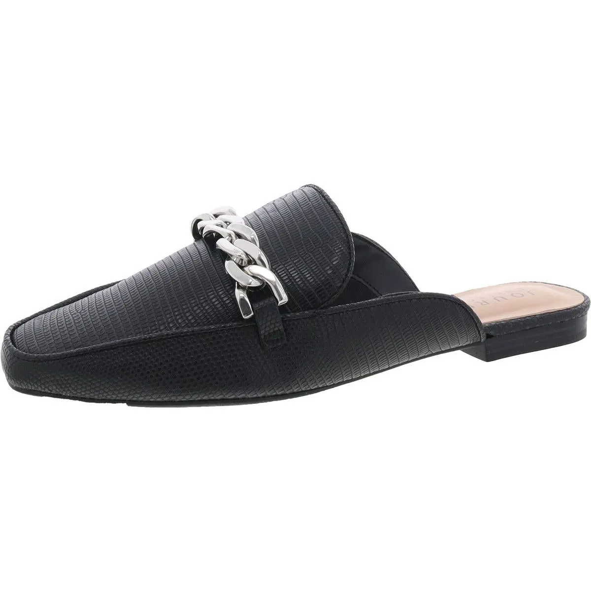 Womens Slides Faux Leather Mules