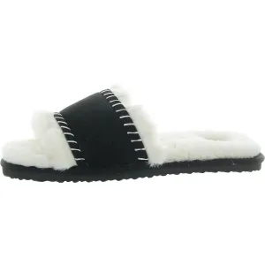 Womens Slip On Open Toe Slide Slippers