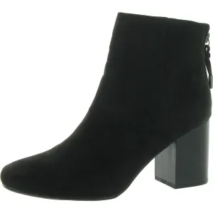 Womens Slip On Square Toe Booties