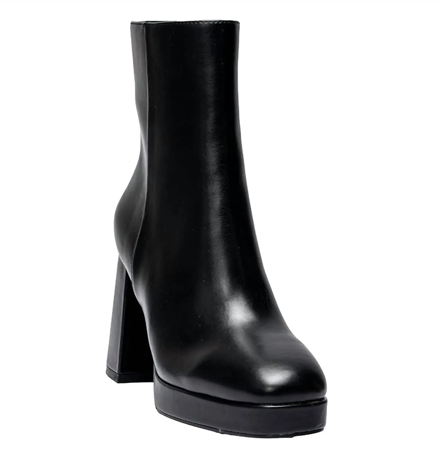 Women's Slug Bug Boots In Black Pu