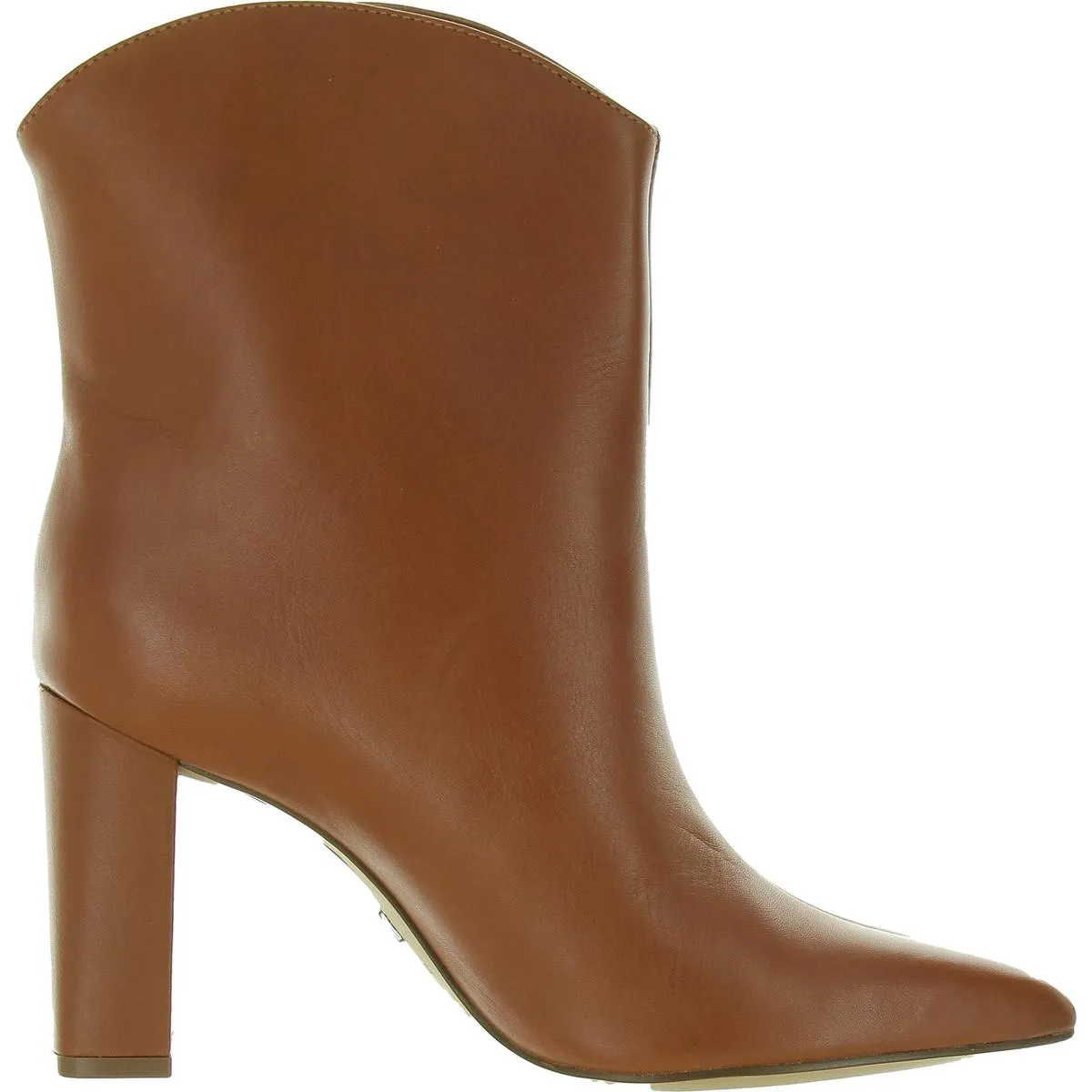 Womens Solid Faux Leather Booties