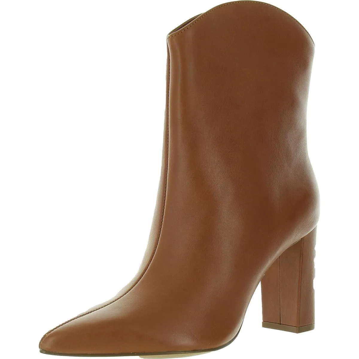 Womens Solid Faux Leather Booties