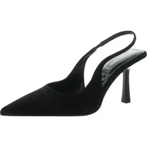 Womens Solid Man Made Slingback Sandals