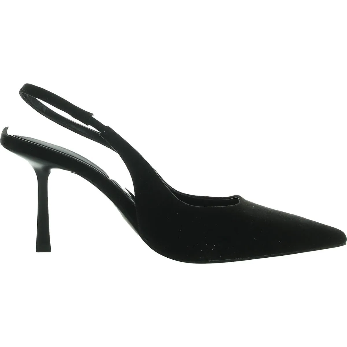 Womens Solid Man Made Slingback Sandals