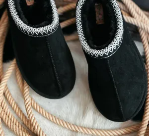 Women's Sparks Fuzzy Slippers In Black