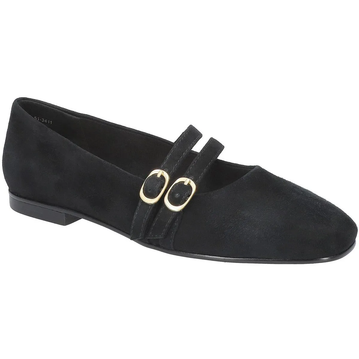 Womens Strappy Leather Mary Janes
