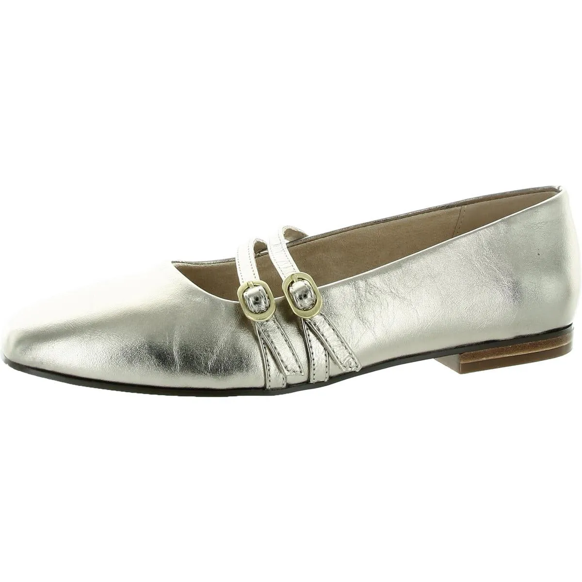 Womens Strappy Leather Mary Janes