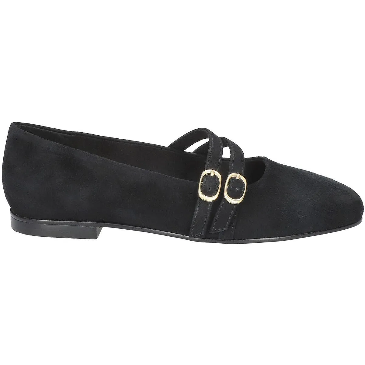 Womens Strappy Leather Mary Janes