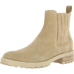 Womens Stretch Suede Chelsea Boots