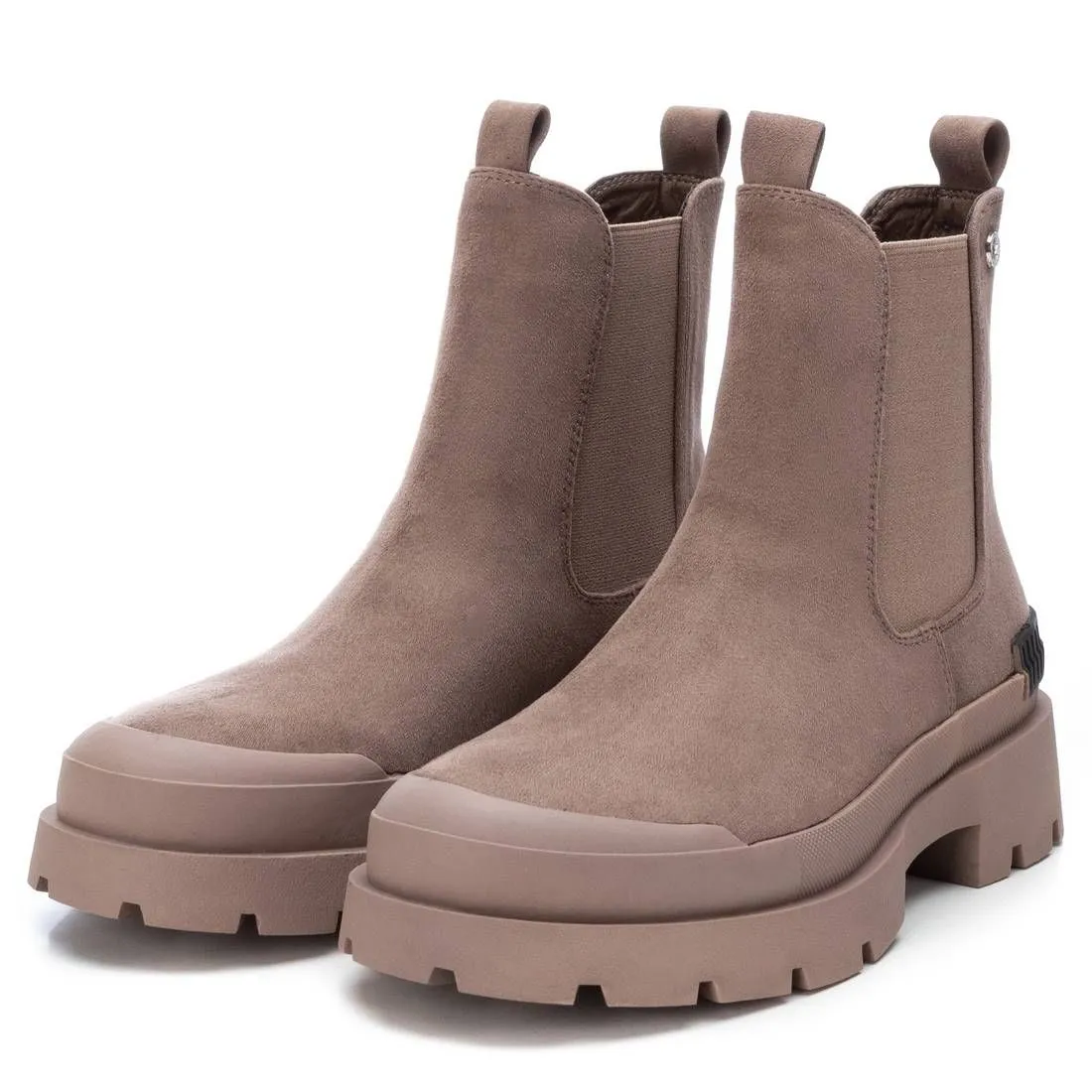 Women's Suede Ankle Booties By XTI