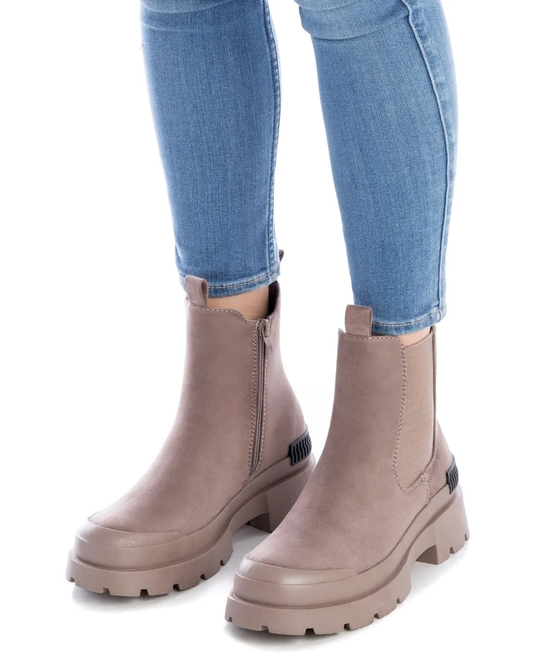 Women's Suede Ankle Booties By XTI