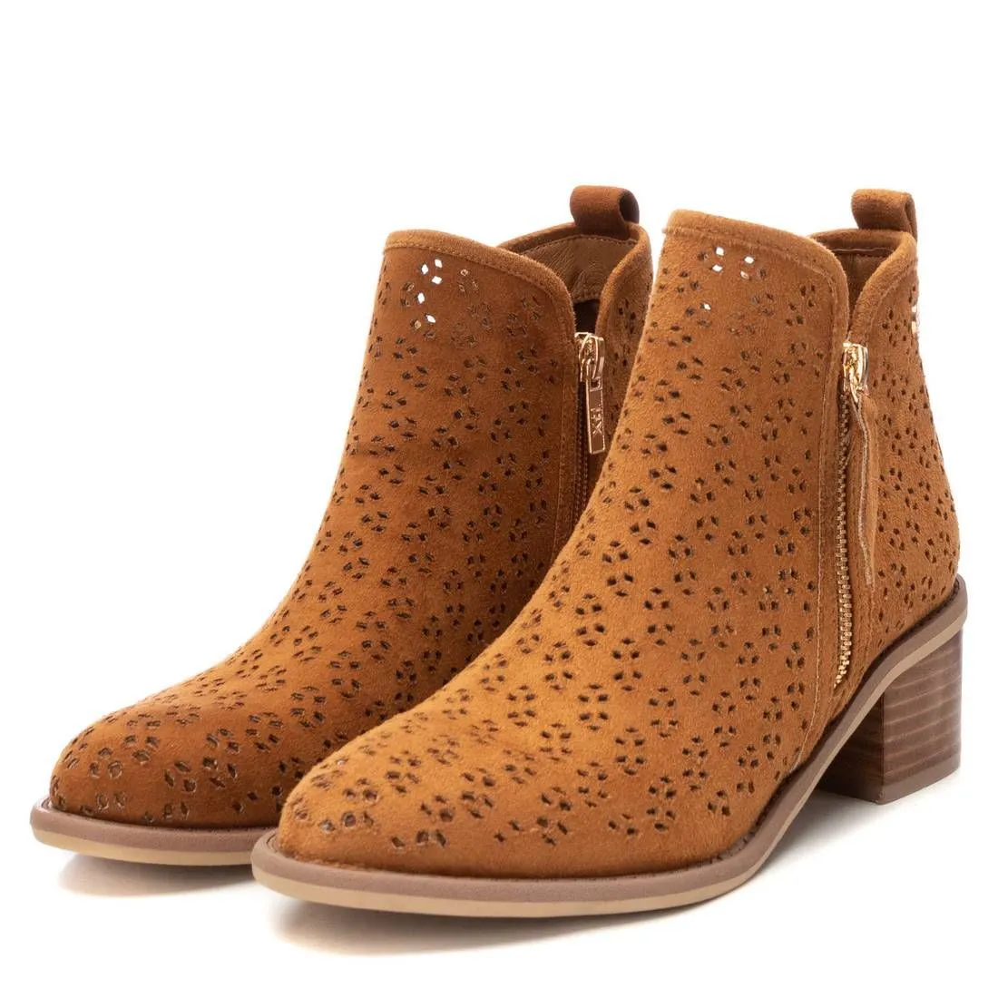 Women's Suede Ankle Booties By XTI