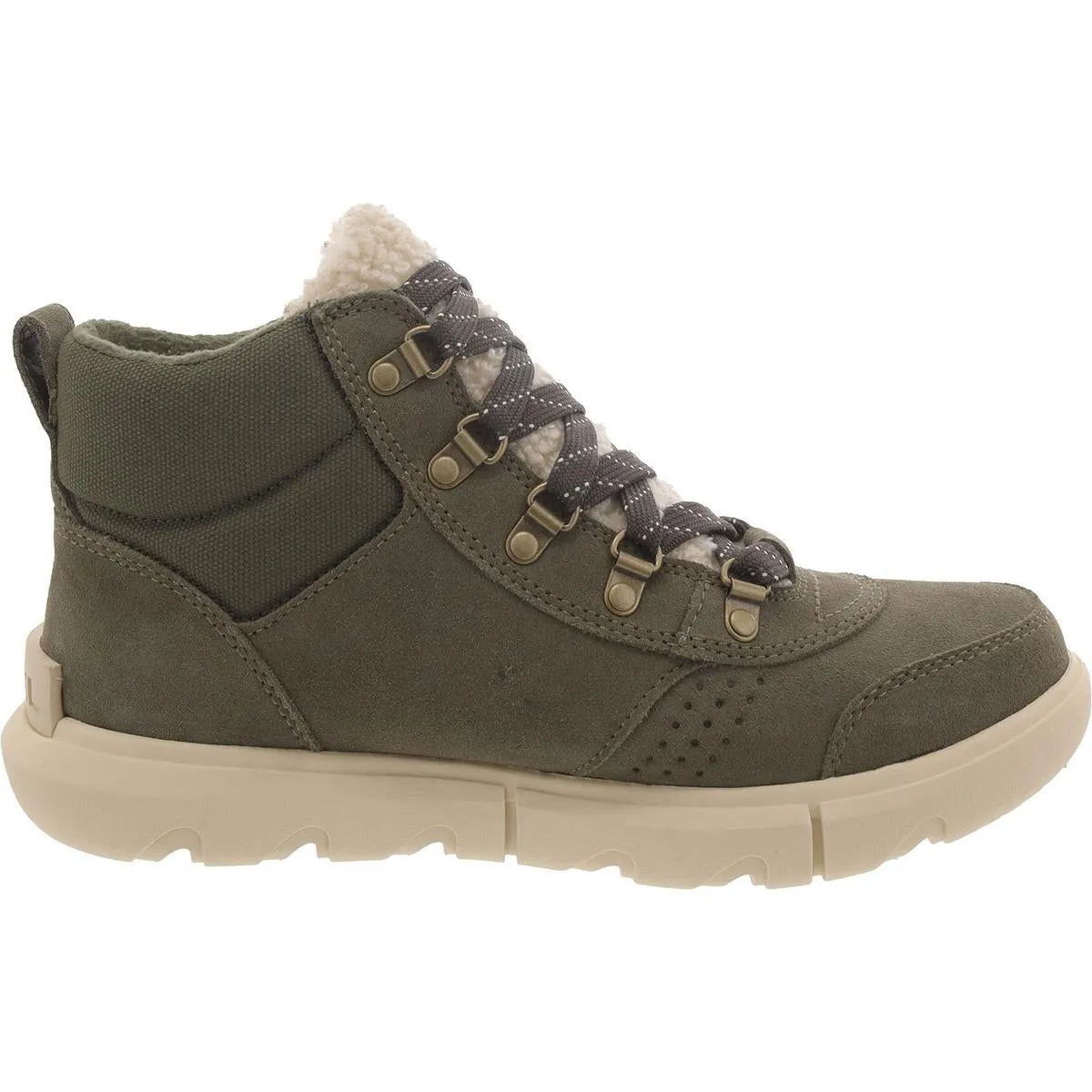 Womens Suede Hiking Winter & Snow Boots