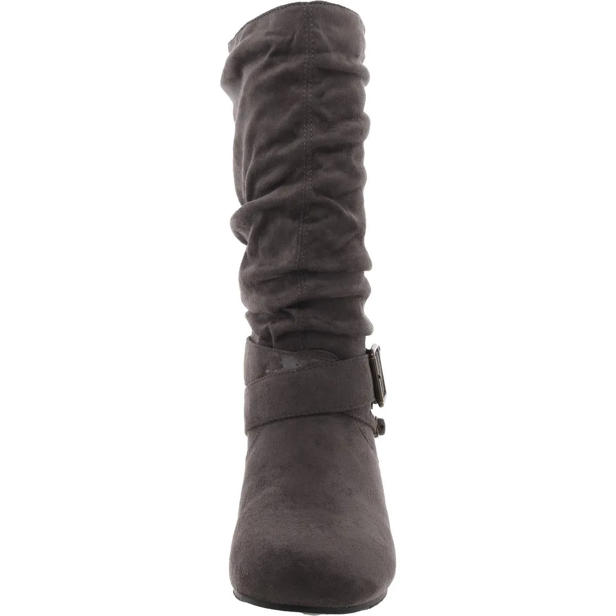 Womens Tall Flats Mid-Calf Boots