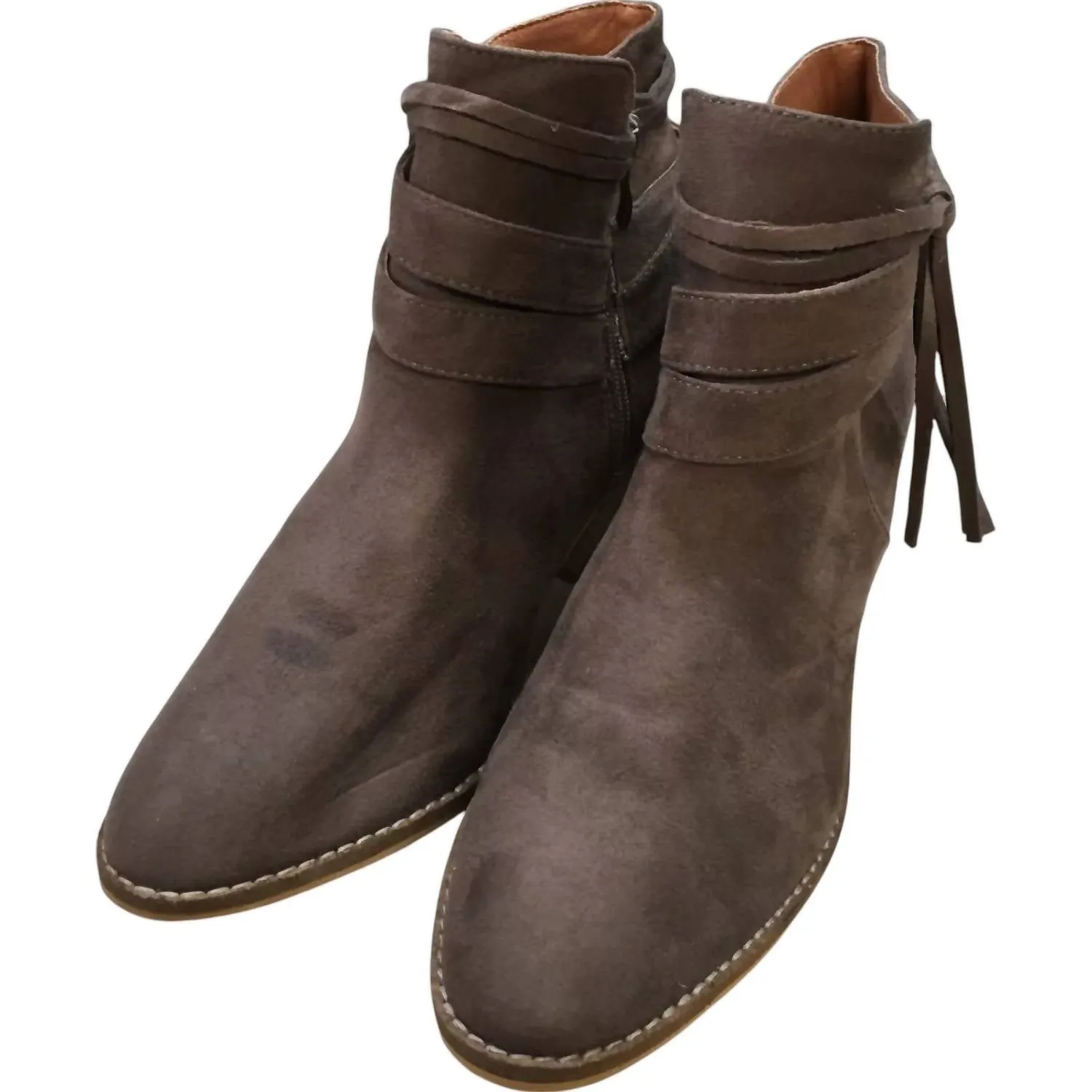Women's Top Knot Booties In Chocolate