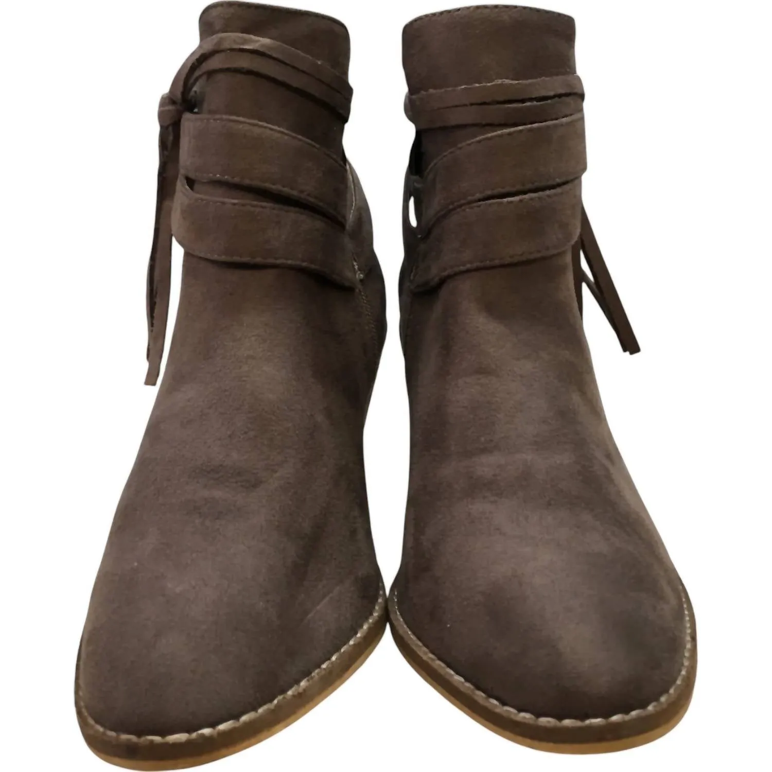 Women's Top Knot Booties In Chocolate