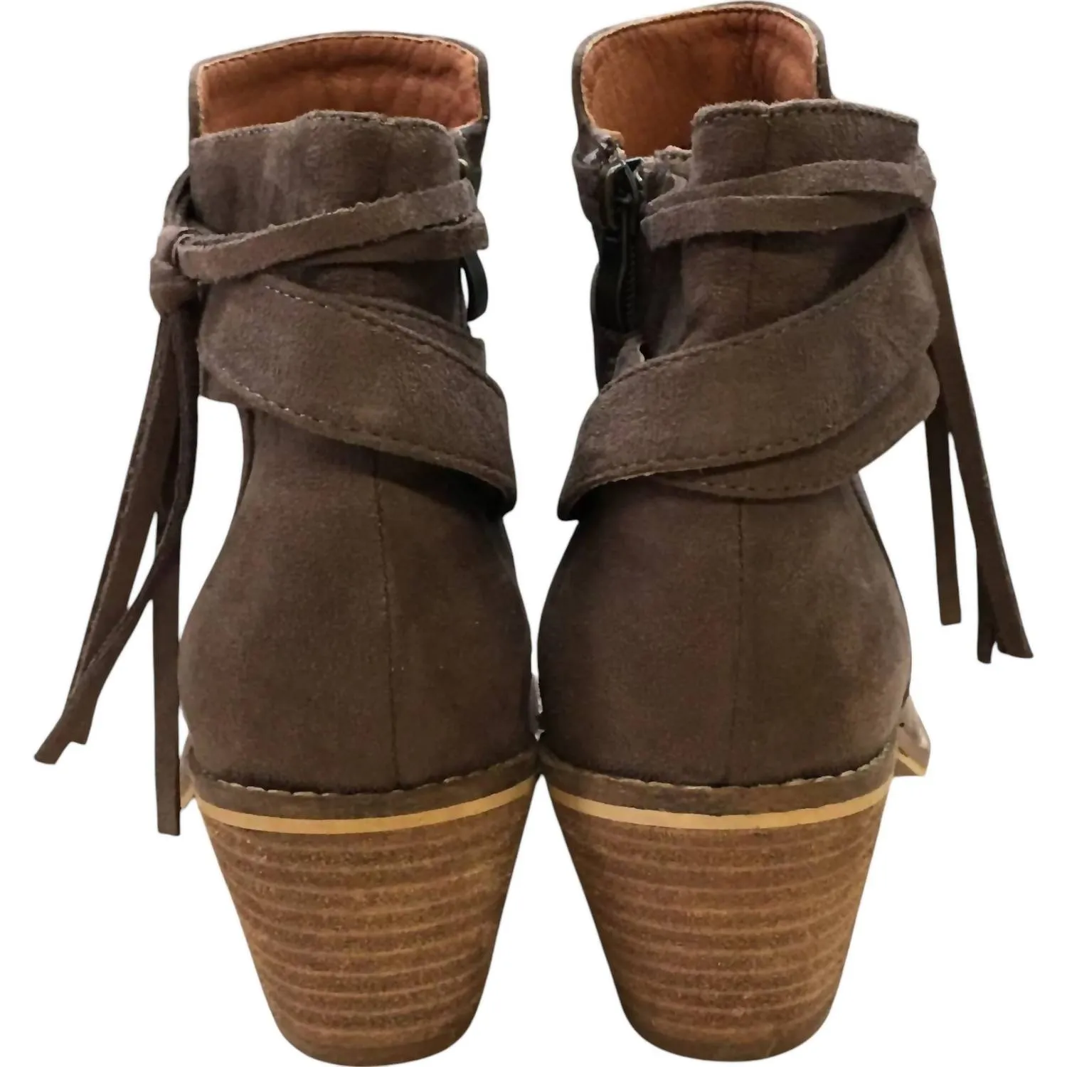 Women's Top Knot Booties In Chocolate