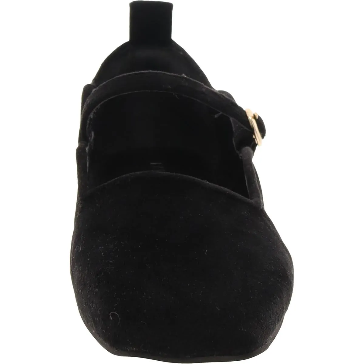 Womens Velvet Buckle Mary Janes