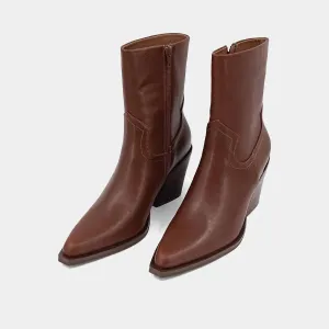 Women's Victoria Boots In Cognac