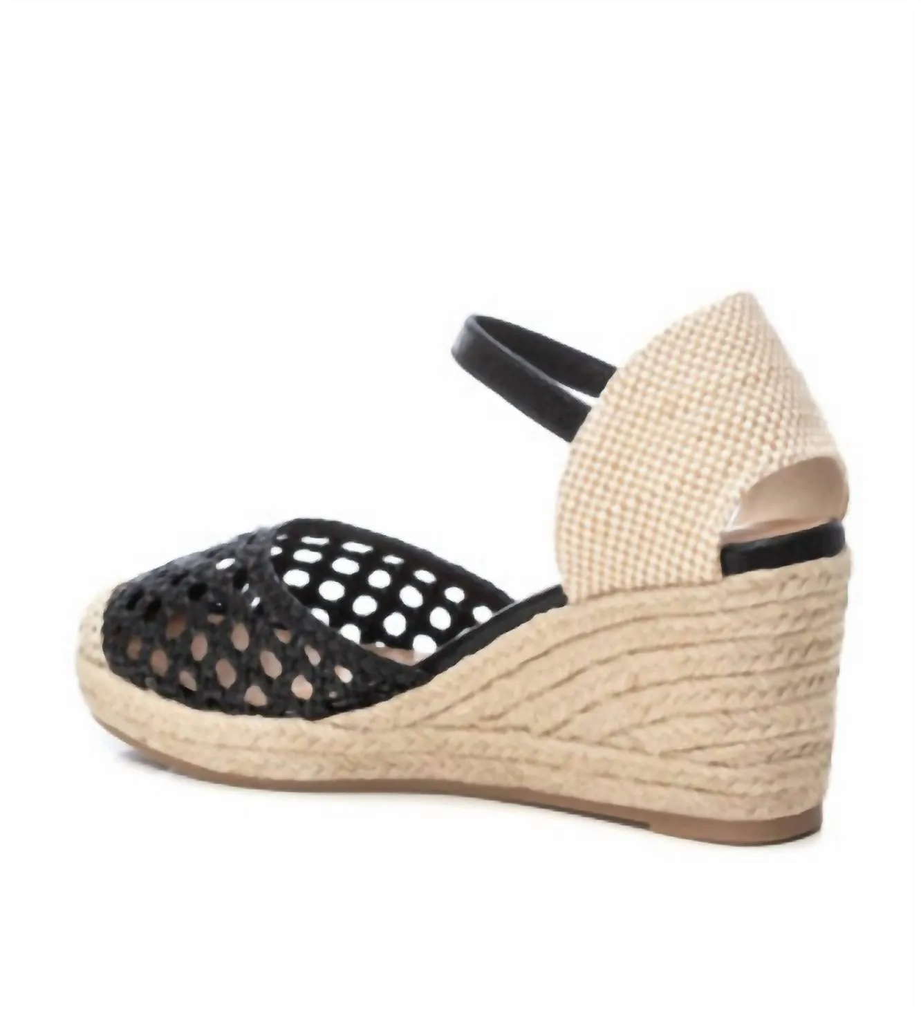 Women's Wedge Sandals In Black