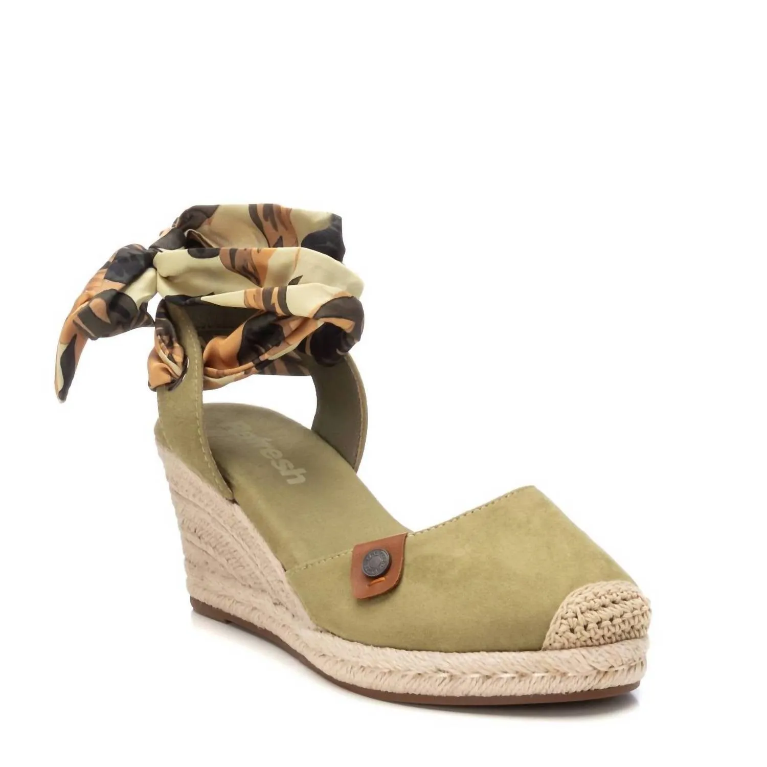 Women's Wedge Sandals In Kakhi
