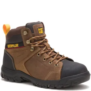 Women's Wellspring Met-Guard Waterproof Work Boot In Brown/black