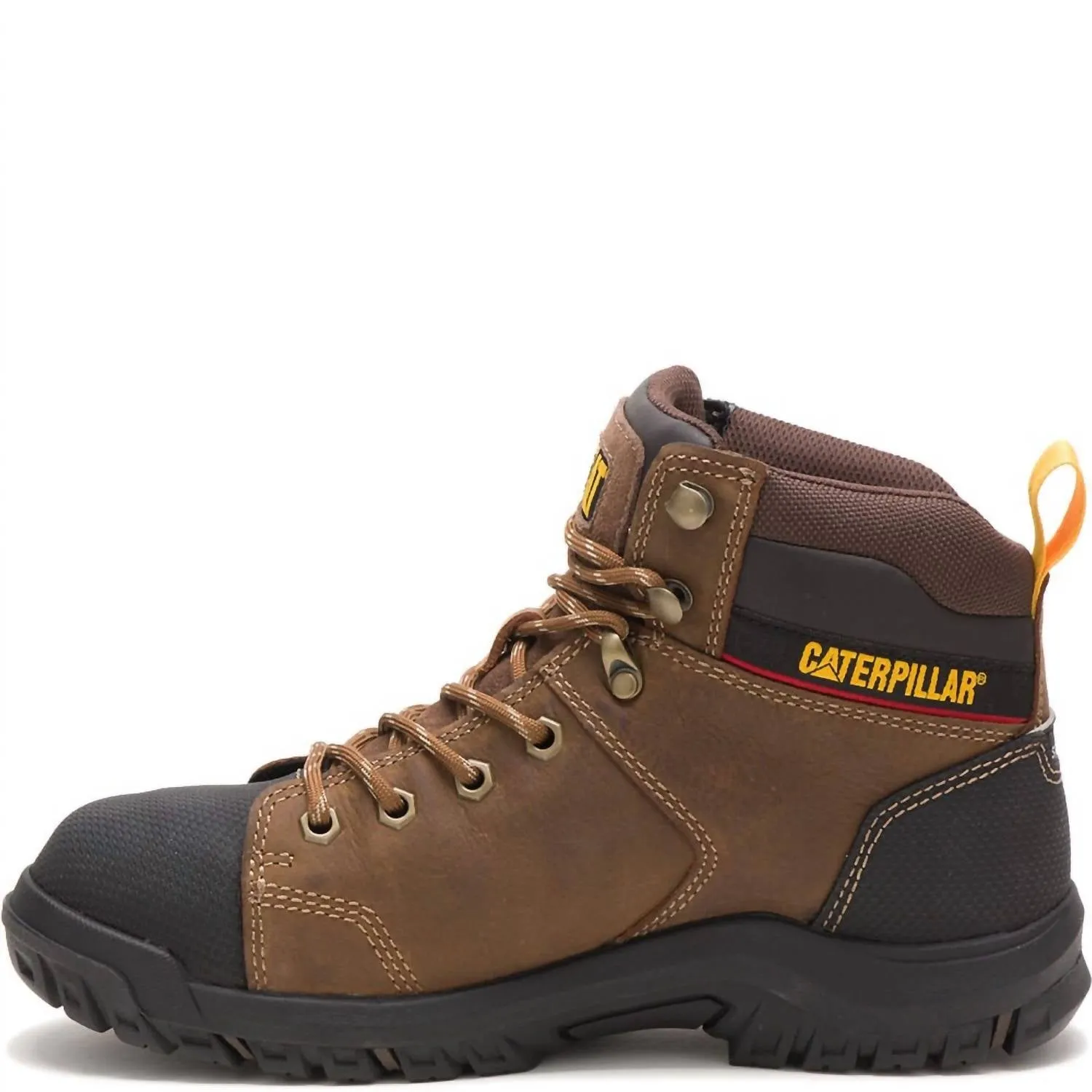 Women's Wellspring Met-Guard Waterproof Work Boot In Brown/black