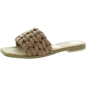 Womens Woven Man Made Slide Sandals