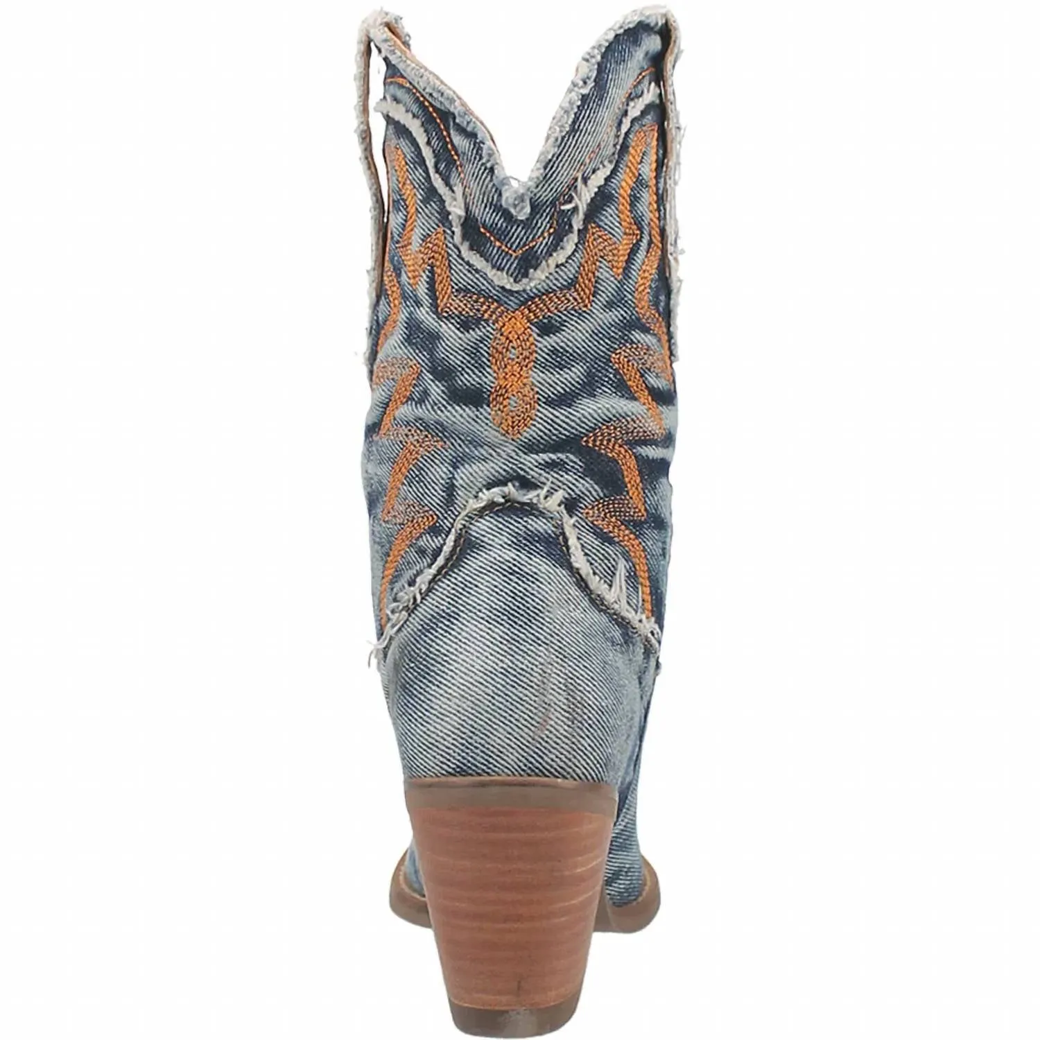Women's Y'all Need Dolly 9" Denim Fashion Boot In Washed Blue