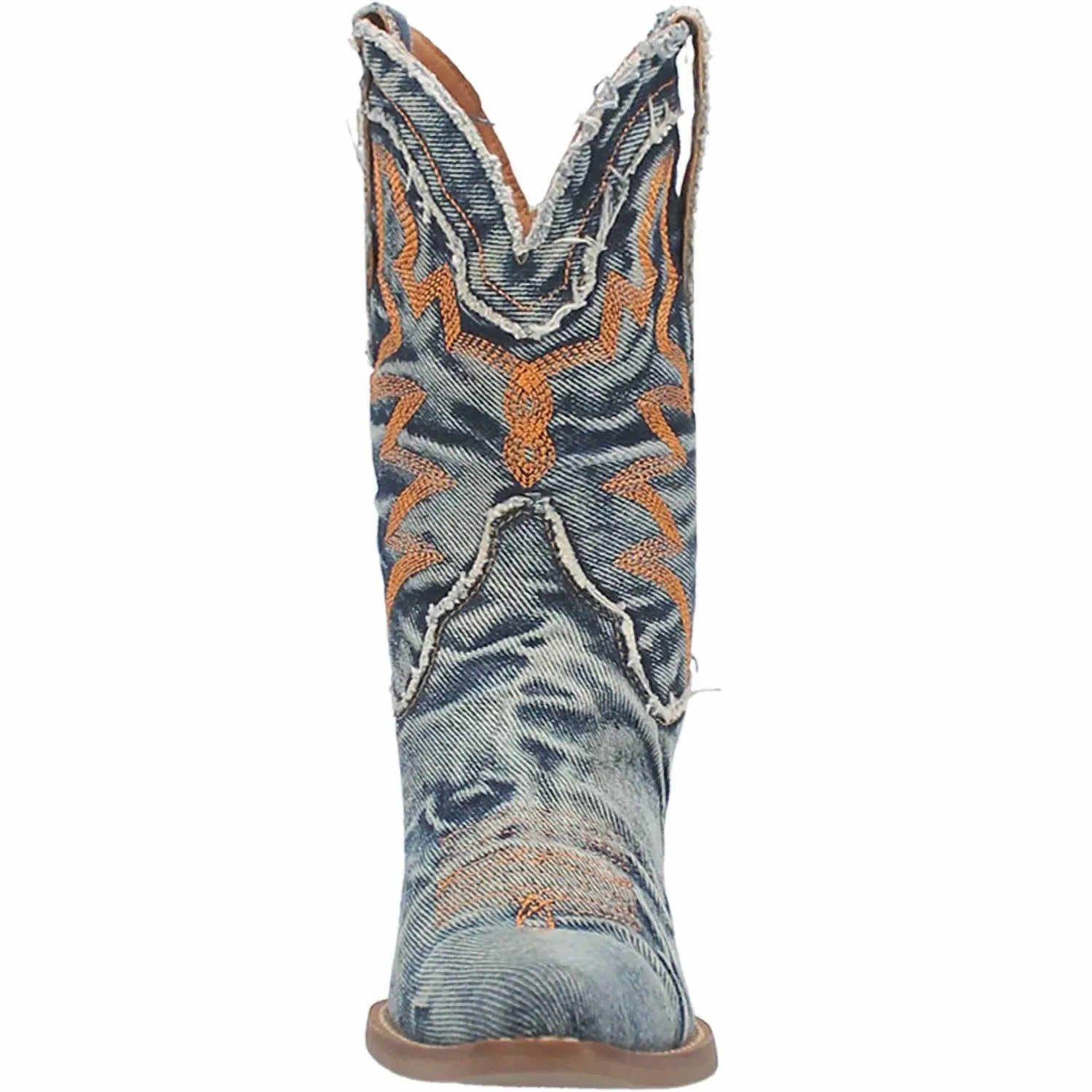 Women's Y'all Need Dolly 9" Denim Fashion Boot In Washed Blue