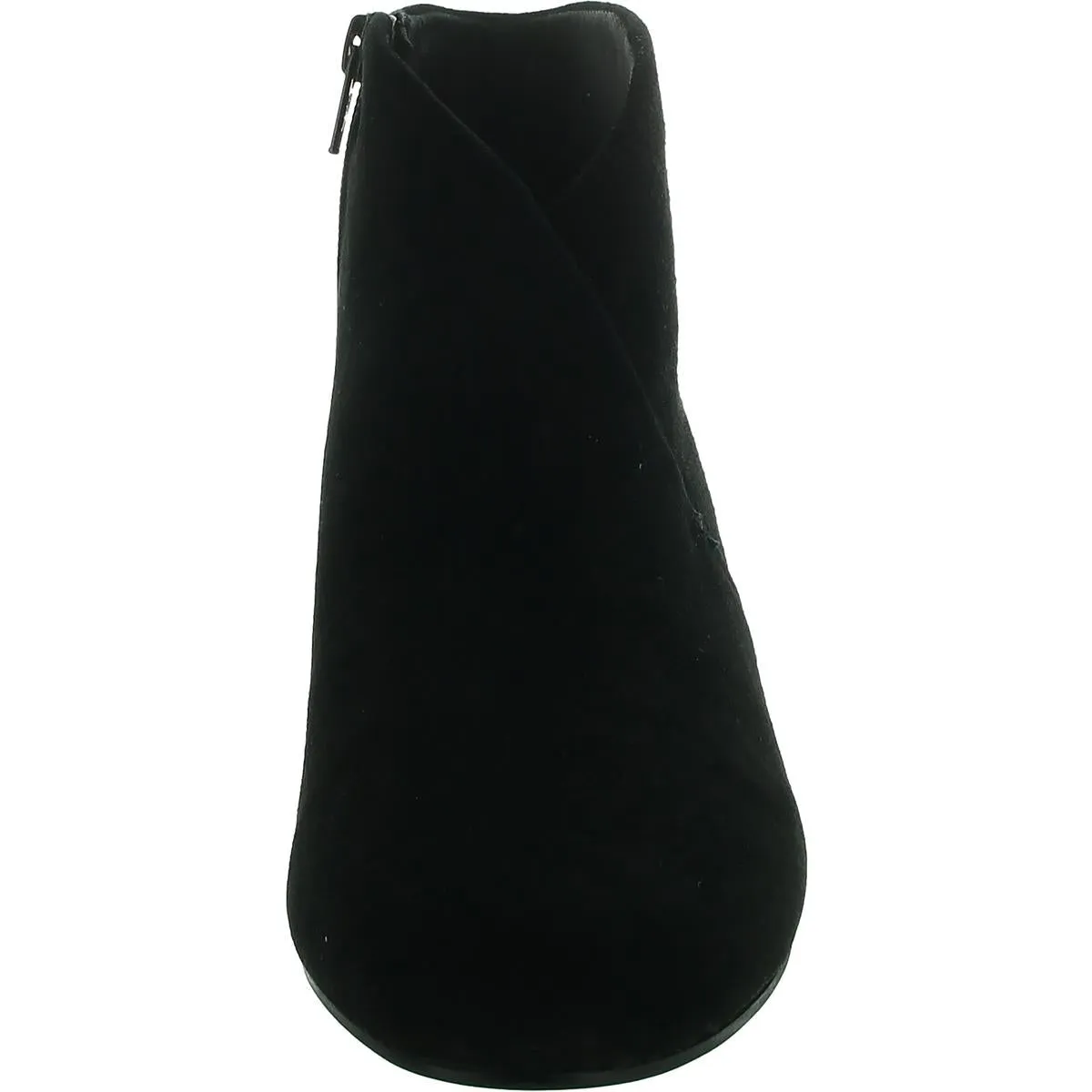 Womens Zipper Leather Booties