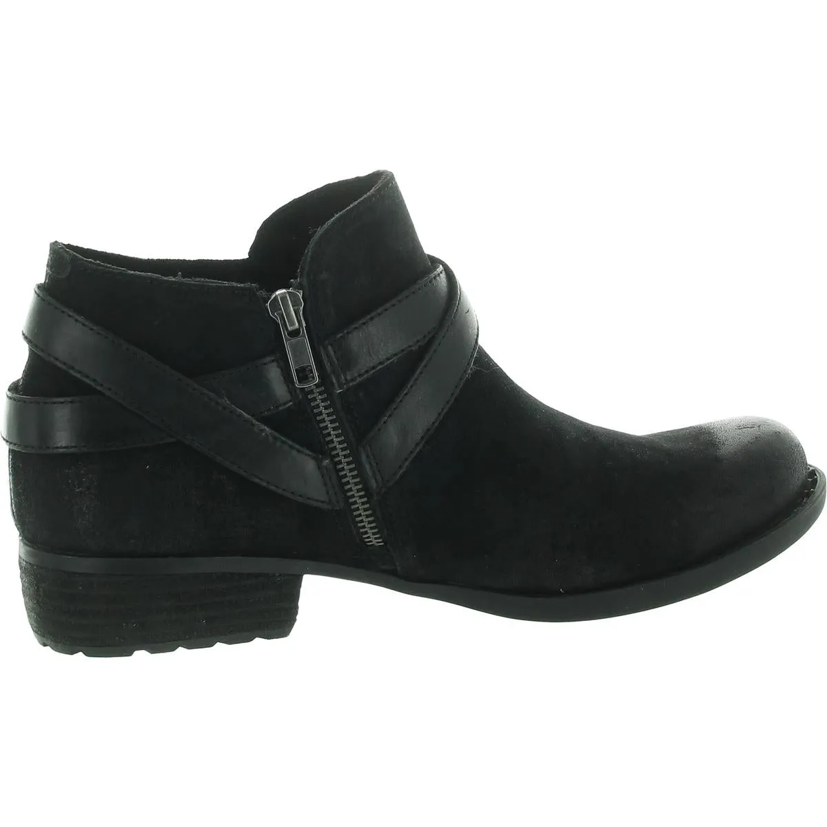 Womens Zipper Man Made Booties