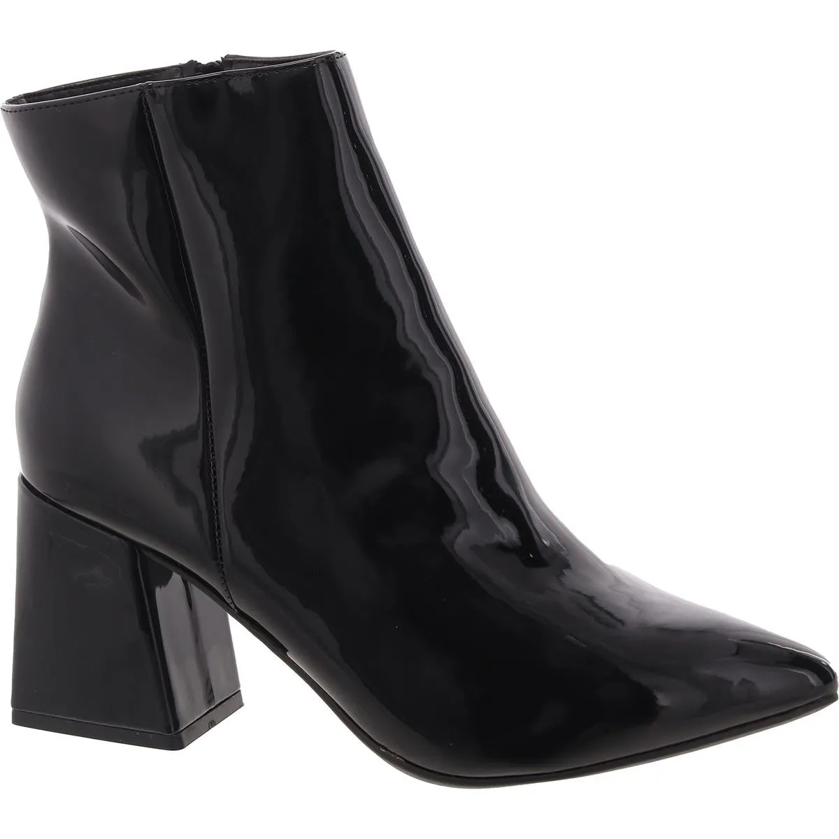 Womens Zipper Man Made Booties