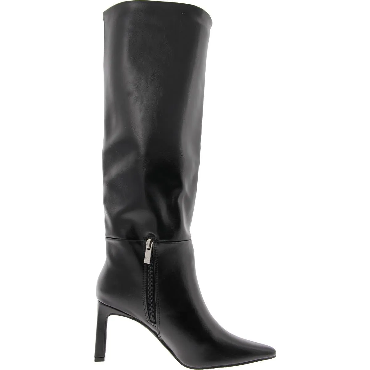 Womens Zipper Manmade Knee-High Boots