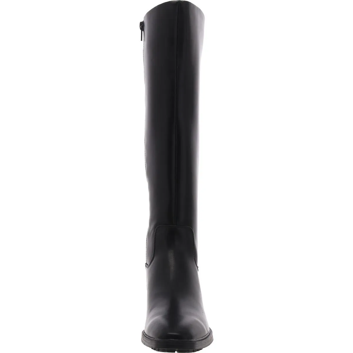 Womens Zipper Manmade Knee-High Boots