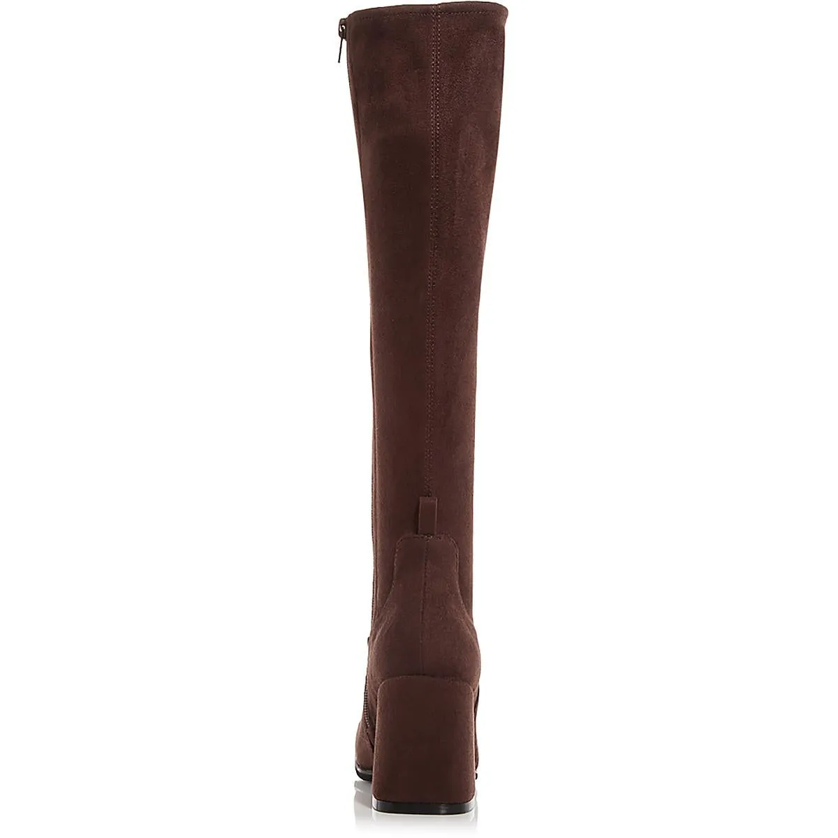 Womens Zipper Suede Mid-Calf Boots