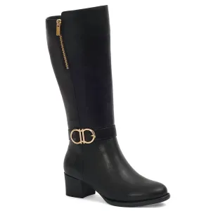 Womne's Tall Riding Boots In Black