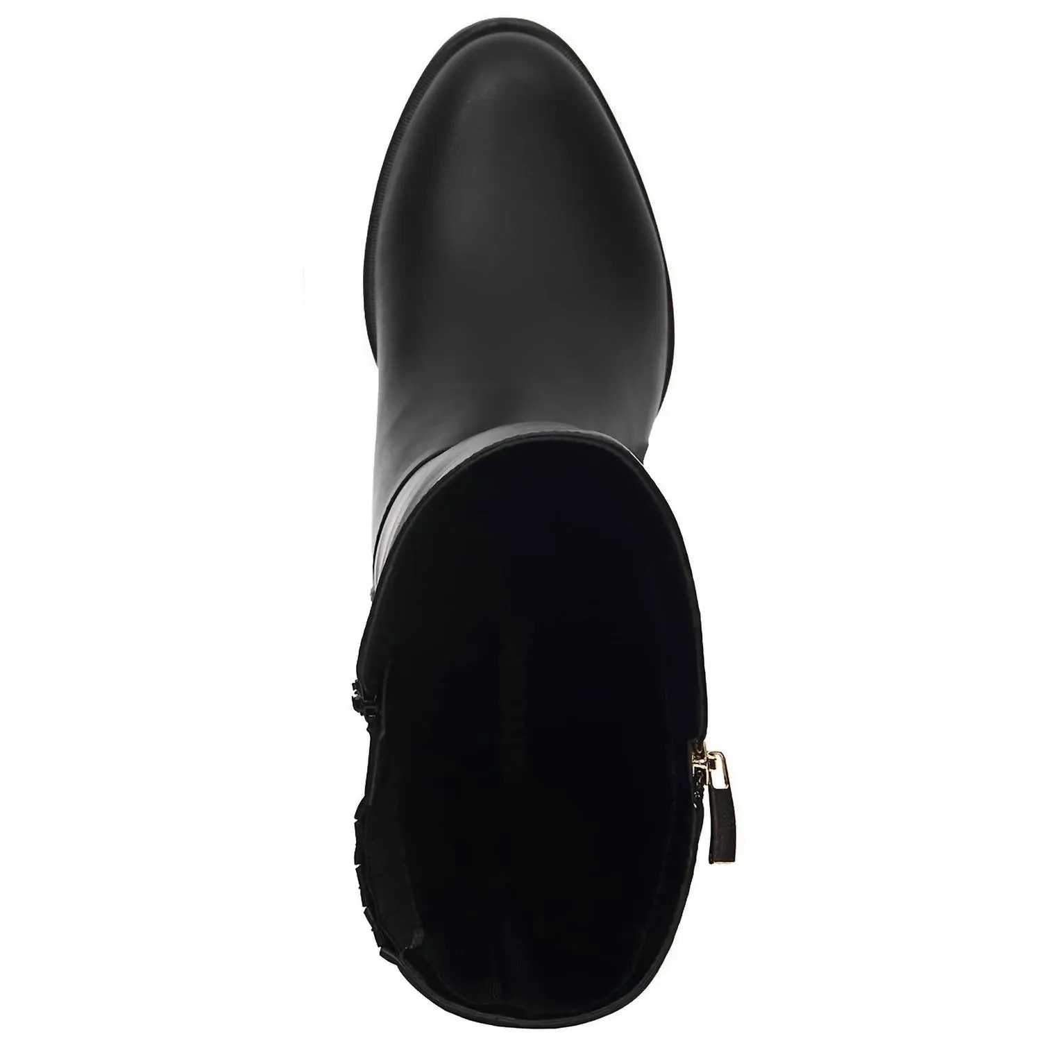 Womne's Tall Riding Boots In Black