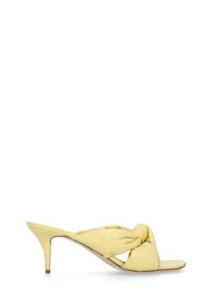 Yellow Leather Sandals