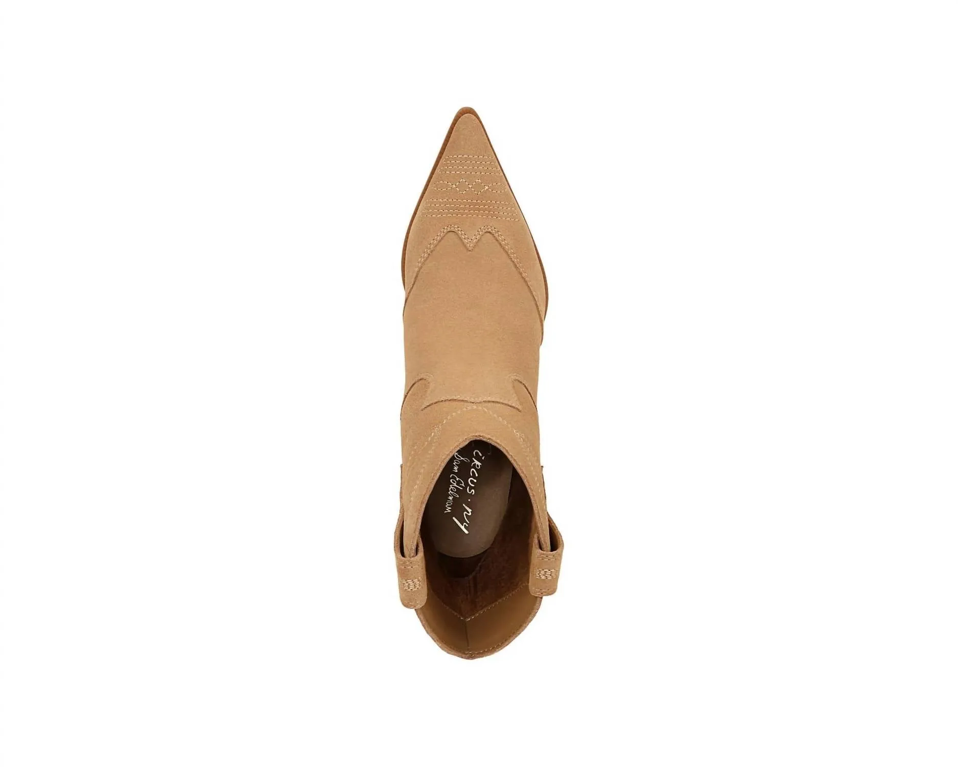 Yolanda Kitten Heel Boot In Golden Carmel