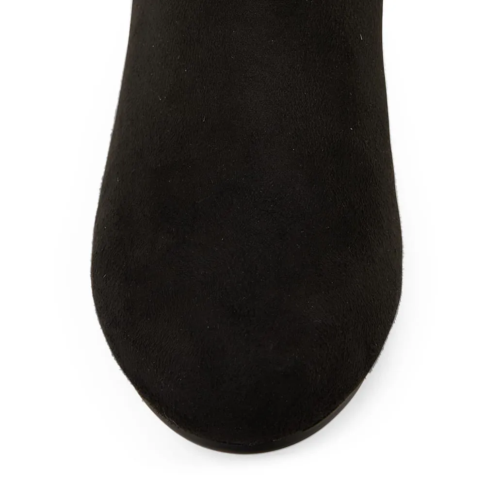 Zeck Boot in Black Fabric